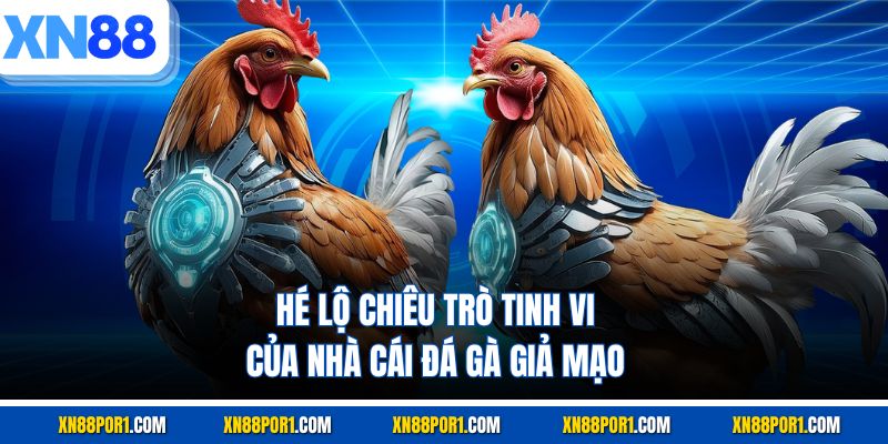 Hé lộ chiêu trò tinh vi của nhà cái đá gà giả mạo